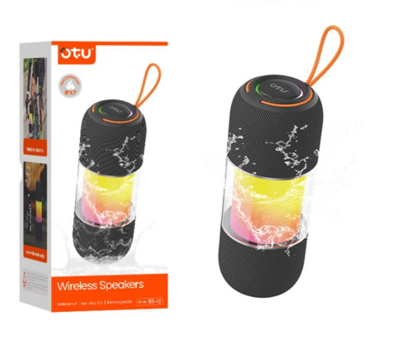 MUSIC BOX BLUETOOTH OTU BS-13 BT RGB SPEAKER PORTABLE COLORFUL