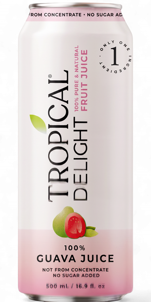 TROPICAL DELIGHT GUAVA FRUIT JUICE 500ML 16.9FL OZ