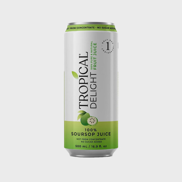 TROPICAL DELIGHT SOURSOP FRUIT JUICE 500ML 16.9FL OZ