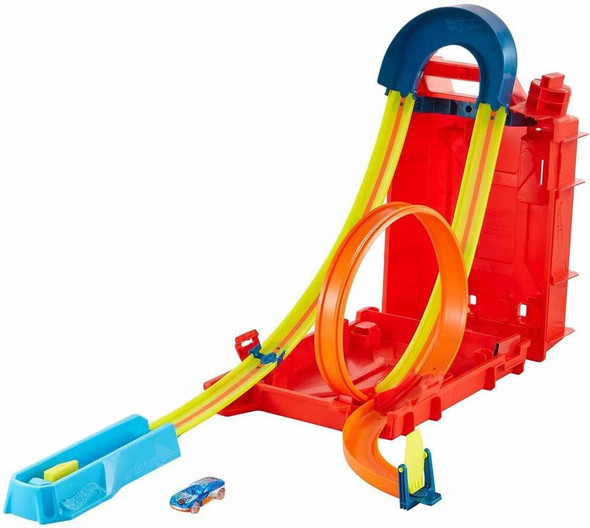 Toy Hot Wheels Track Builder Unlimited Playset Fuel Can Stunt Box