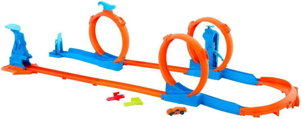 Toy Hot Wheels Track Creator Triple Loop