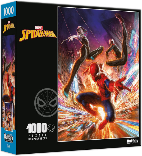 Puzzle Buffalo Games Spiderman Swinging Into The Night 1000pcs