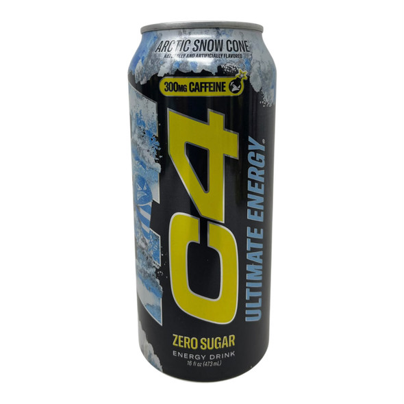 C4 PERFORMANCE ENERGY DRINK ARCTIC SNOW CONE ZERO SUGAR 16 FL OZ 473ML