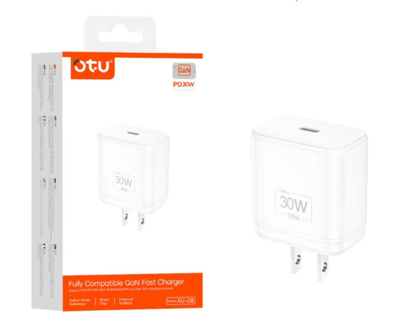 CHARGER ADAPTER USB OTU AU-08 30W PD SMART AND FAST