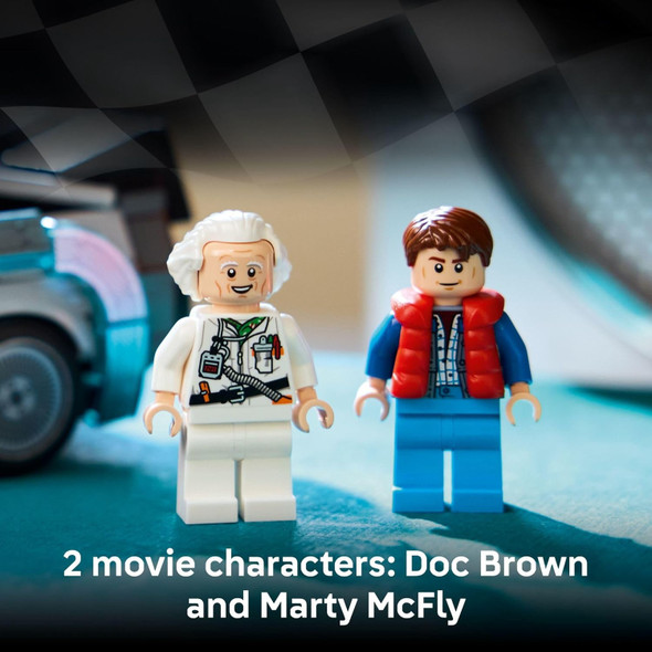Toy Lego Time Machine Back to The Future 357pcs 77256