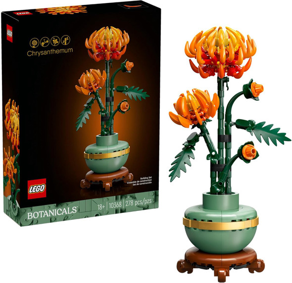 Toy Lego Botanicals Chrysanthemum 278pcs 10368