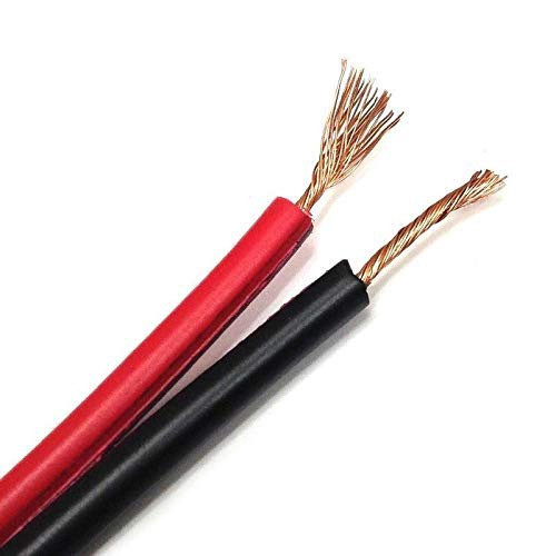 SPEAKER WIRE 14G CABLE 14-500 BLK AUDIO PIPE BLACK AND RED 500FT SOLD PER ROLL