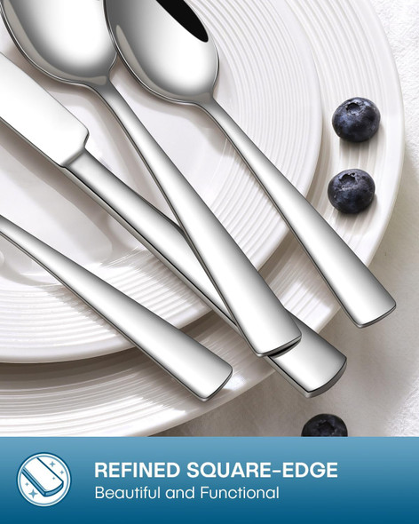 Cutlery Set Stapava Stainless Steel 20pcs Mirror Finish Utensil