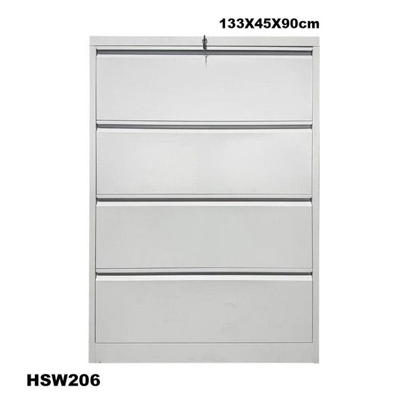 OFFICE CABINET FILING VERTICAL 4 DRAWER HSW206