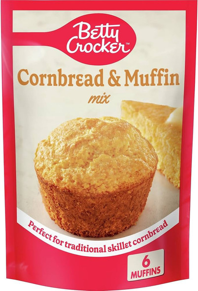 BETTY CROCKER MUFFIN MIX CORNBREAD 6.5OZ