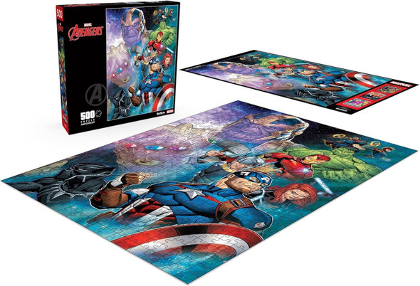 Puzzle Jigsaw Buffalo Games Marvel Thanos vs. The Avengers 500pcs