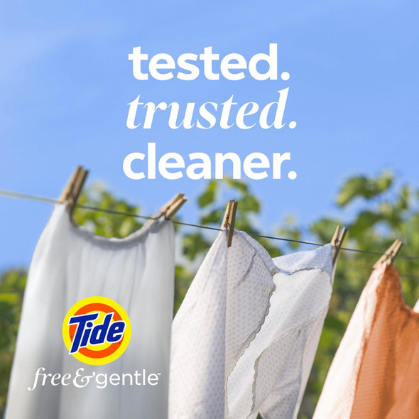 Washing Machine Detergent Tide Pods Free & Gentle 42count
