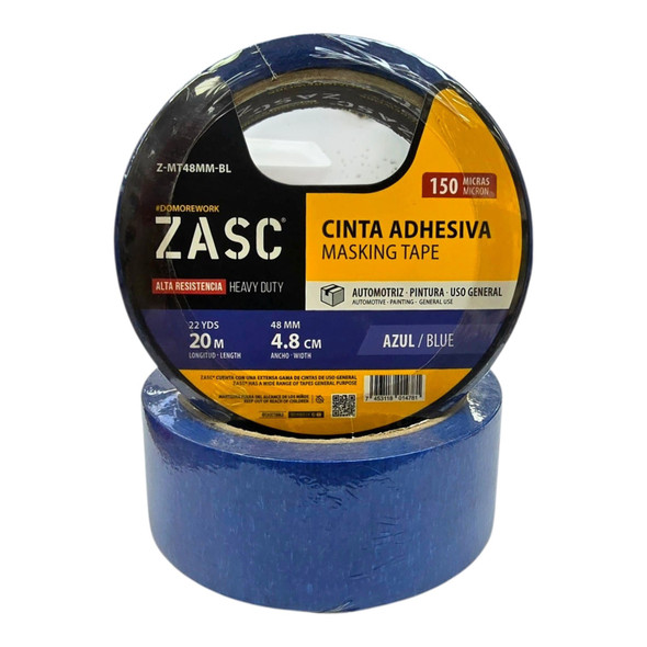 TAPE MASKING BLUE 2" X 20M ZASC Z-MT48MM-BL