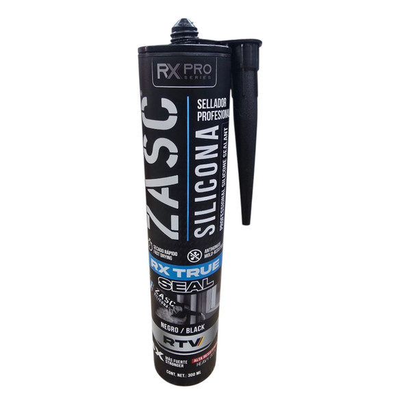 SILICONE SEALANT 300ML HEAVY DUTY BLACK ZASC Z-RXSS300-BK