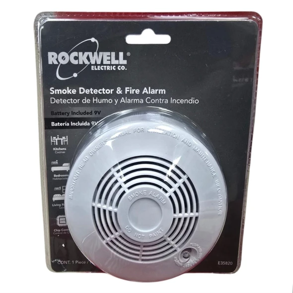 SMOKE ALARM DETECTOR ROCKWELL E35820