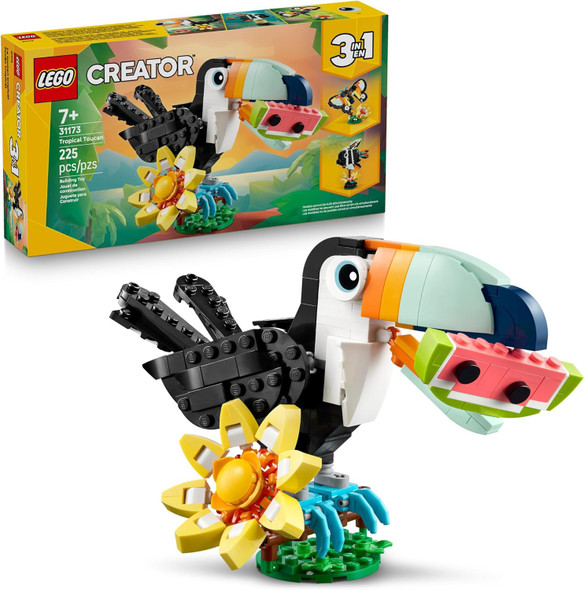 Toy Lego  Creator Wild Animals Tropical Toucan 3117 225pcs