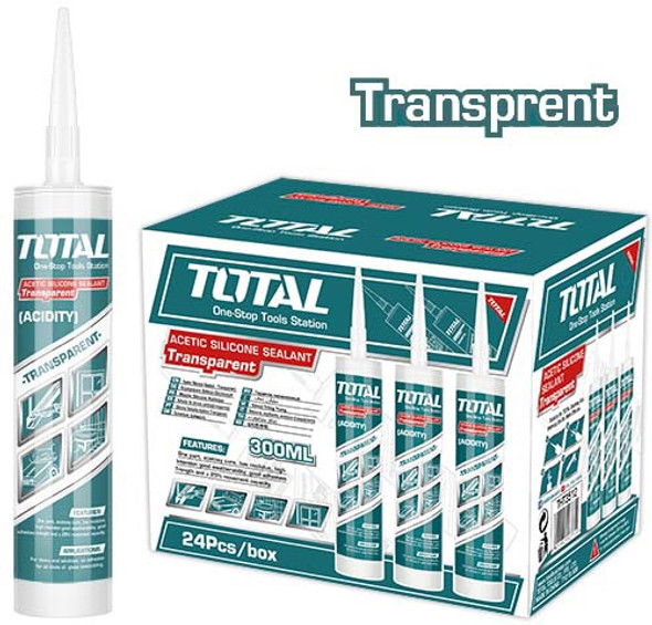SILICONE SEALANT TOTAL CLEAR 300ML THT3512 SOLD EACH