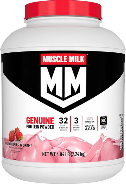 Supplement Muscle Milk Genuine Protein Powder 4.94lb