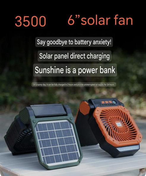 FAN X16 SOLAR RECHARGEABLE MINI