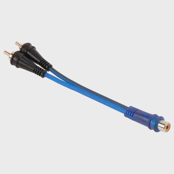 LEAD 1 RCA FEMALE TO 2 RCA MALE 6" BMV-BLS-YF-2M AUDIO PIPE