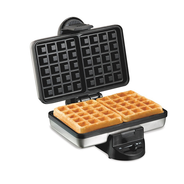 WAFFLE MAKER HAMILTON BEACH 26009MN BELGIAN STYLE