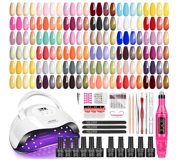 Nail Gel Polish Kit 36 Colours w/ UV Lamp