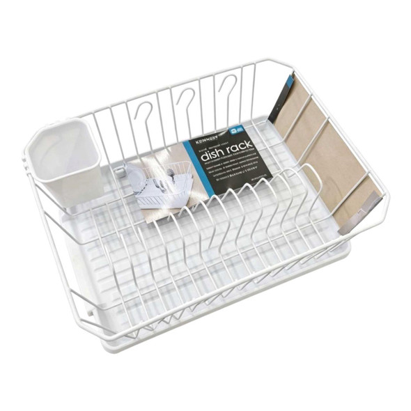 DISH RACK WHITE KENNEDY 4027-WHT