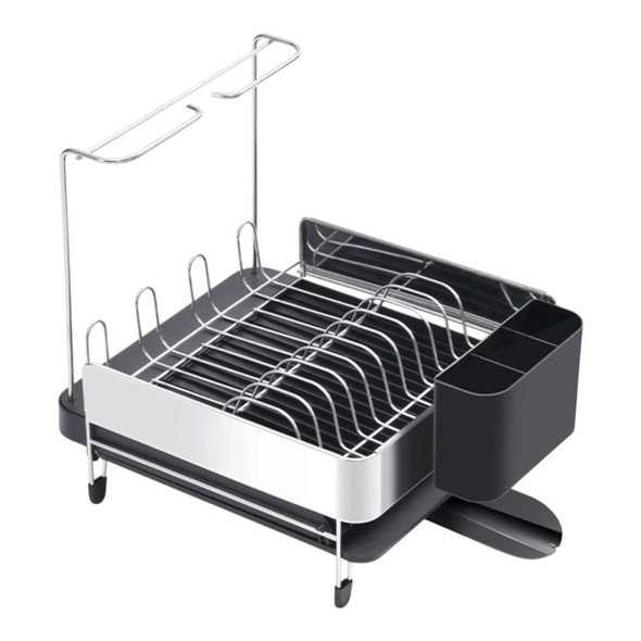 DISH RACK STAINLESS STEEL 33.8X33.3X18CM WK810570