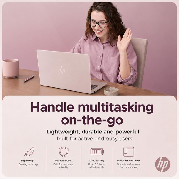 LAPTOP HP 14-DQ3015DX-128GB ROSE GOLD 8GB 128GB 14"