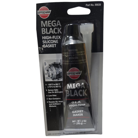 SILICONE VERSACHEM 3OZ MEGA BLACK