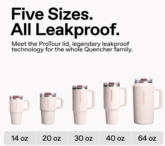 Travel Mug Stanley Quencher ProTour Flipstraw Tumbler 40oz