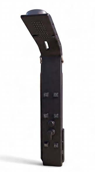 SHOWER SYSTEM PANELS WALL MOUNTED BLACK NSC-3877