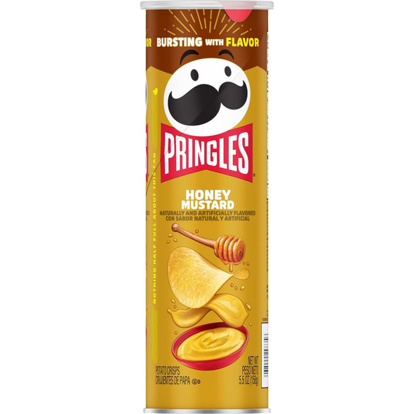 PRINGLES POTATO CRISPS HONEY MUSTARD 5.5oz 158g
