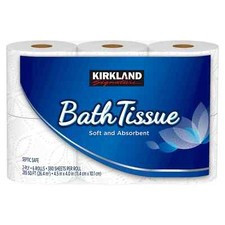 KIRKLAND SIGNATURE SOFT BATHROOM TISSUE 2-PLY 6 ROLLS