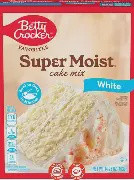 BETTY CROCKER SUPER MOIST CAKE MIX WHITE 14.25oz 403g