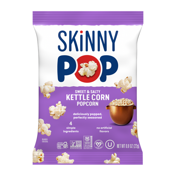 SKINNY POP POPCORN WHITE SWEET & SALTY  0.8oz