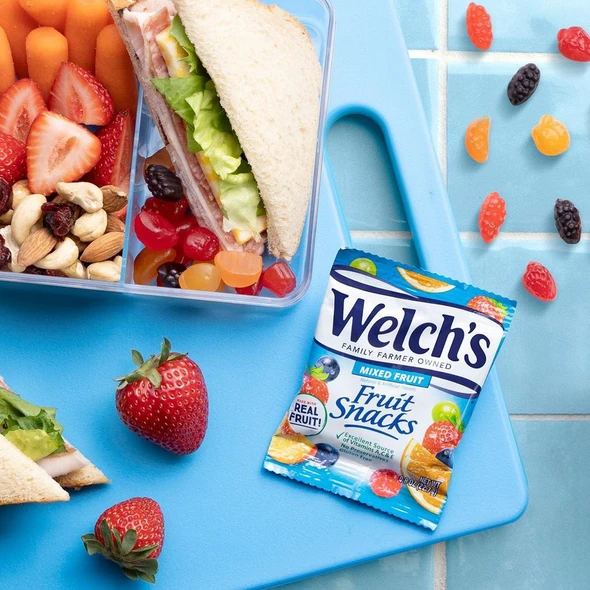 WELCH'S MIXED FRUIT SNACKS 0.8oz 22.7g