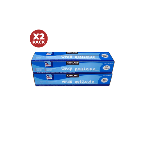 KIRKLAND SIGNATURE PLASTIC WRAP 750sft 2PCS PACK