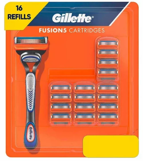 GILLETTE MEN FUSION5 RAZOR REFILL 16 COUNT