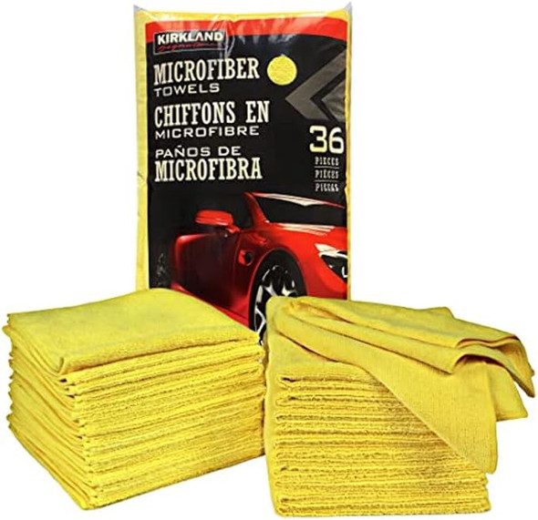 KIRKLAND SIGNATURE MICROFIBER TOWELS 36PCS PACK