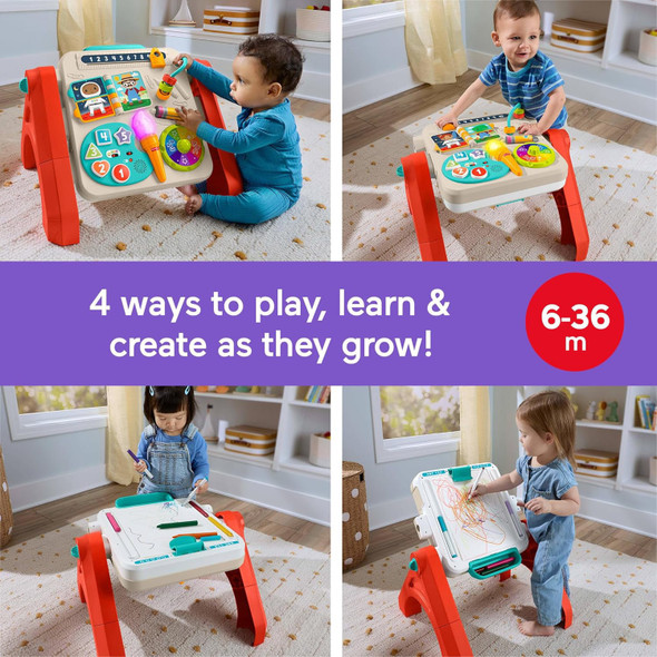 Toy Fisher-Price Activity Table & Easel Multilanguage 4 in 1