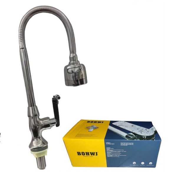 GOOSE NECK 1/2" LARGE FLEX HEAD LEVER CHROME BOHWJ SLT-6859-Y56