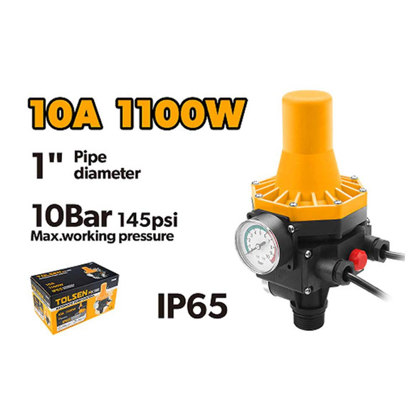 AUTOMATIC PUMP CONTROL 10A 1100W 120V TOLSEN 79857 TS79857