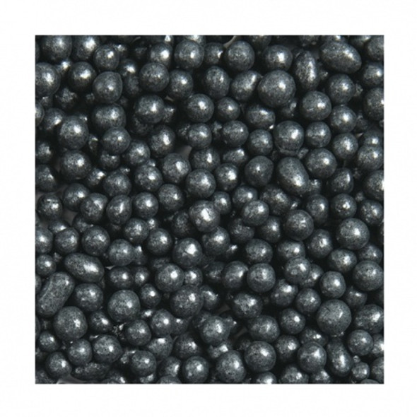 BAKING WILTON SPRINKLES PEARLS BLACK 4.8oz 136G 710-1129