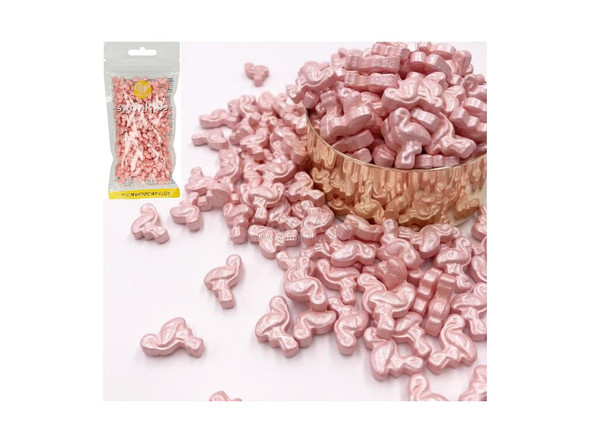 BAKING WILTON SPRINKLES FLAMINGOS PINK 03-3075 2oz 56G