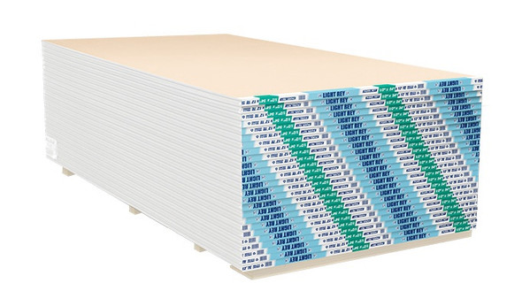 GYPSUM BOARD 1/2" REGULAR LIGHT REY PANEL REY 4FT X 8FT SHEETROCK