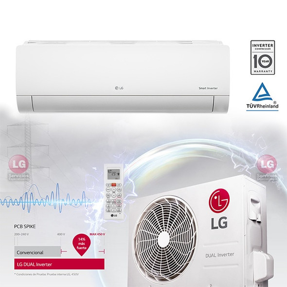 AIR CONDITIONER LG SPLIT 18000BTU 220V INVERTER VM182C6A VX182 SEER 16