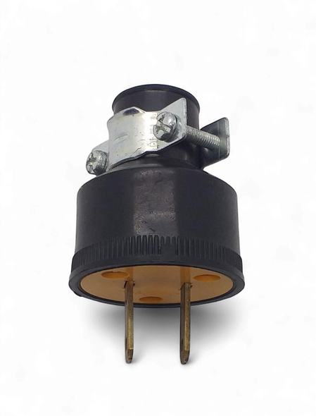 PLUG 2 PIN 15AMP YELLOW & BLACK