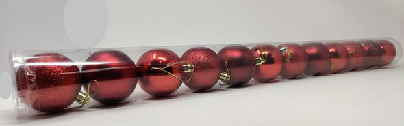 Christmas Decorations Balls CB610 DQ18 Medium 12Pcs Pack