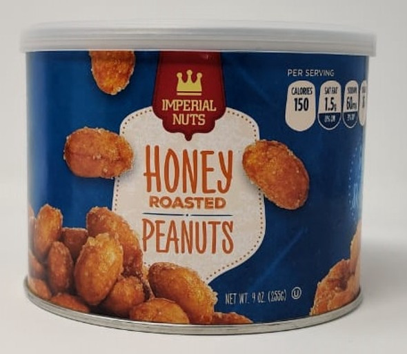 IMPERIAL NUTS HONEY ROASTED PEANUTS 9oz 255g IMPERIAL NUTS HONEY ROASTED PEANUTS 9oz 255g